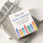 Crayons Thank You Teacher Lego® Building Block Keepsake Gift, thumbnail 2 of 2