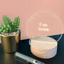 Personalised 'I Am Loved' Mini Desk Lamp, thumbnail 1 of 3