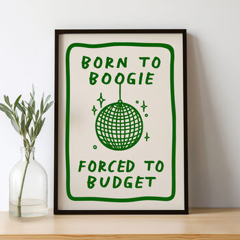 'Born To Boogie' Print, 5 of 5