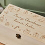 Personalised Merry Christmas Asset Wooden Keepsake Box Fsc®, thumbnail 1 of 5