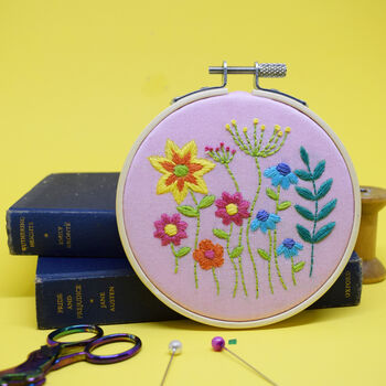 Spring Meadow Embroidery Craft Kit, 3 of 6