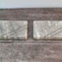 Set Of Two Square Stone Coasters, thumbnail 2 of 4