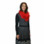Personalised Red 100% Cashmere Button Poncho Gift Boxed, thumbnail 4 of 10