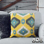 Ikat Decorative Hand Woven Pillow Cover, thumbnail 7 of 8