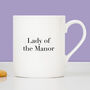 Add Your Own Text Personalised China Mug, thumbnail 7 of 7