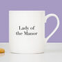 Add Your Own Text Personalised China Mug, thumbnail 7 of 8