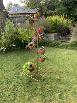 Plant Pot Tower, Free Standing Plant Pot Holder, 6 of 7
