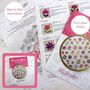 Flower Hive Hand Embroidery Kit, thumbnail 9 of 12
