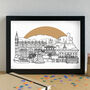 Palma De Mallorca Skyline Art Print Unframed, thumbnail 1 of 6