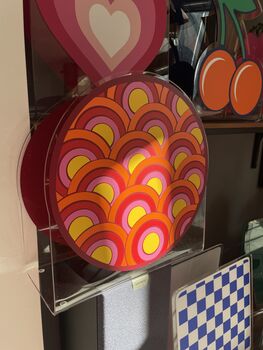Retro Pattern Vinyl Lp Record Holder, 4 of 6