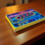 Personalised Cassette Voice Message Card – Neon Happy Birthday, thumbnail 1 of 12