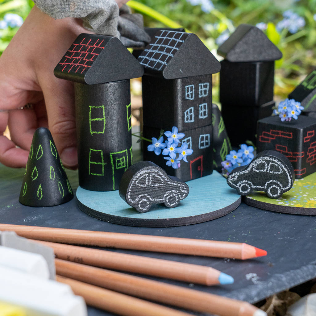 Chalk Building Blocks By Meenymineymo