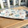 Handmade Sandwich Plate In Beach Huts Design, thumbnail 4 of 10