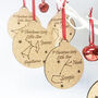 Personalised Zodiac 1st Christmas Baubles, thumbnail 3 of 10