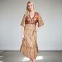Zaria Silk Print Embroidered Dress 11, thumbnail 1 of 3
