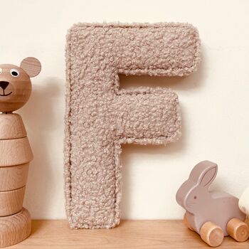 Boucle Fabric Letter For Nursery, 5 of 9