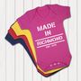 Personalised 'Made In…' Babygrow, thumbnail 5 of 8