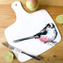 Inky Long Tailed Tit Chopping Board, thumbnail 5 of 6