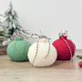 Bead Christmas Bauble Candle Festive Bauble Decoration, thumbnail 8 of 10