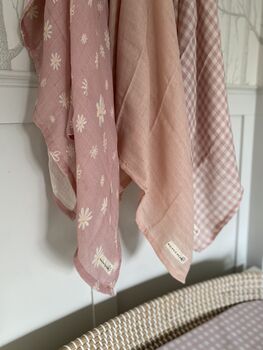 The Meadow Collection Pack Of Three Muslins, 2 of 10