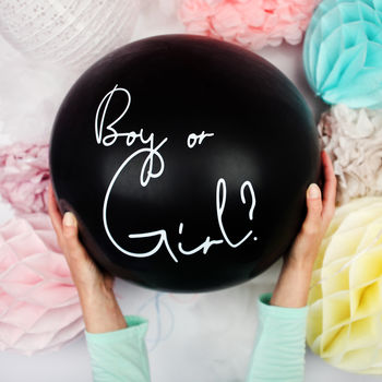 Baby Shower Gender Reveal Boy Or Girl? Balloon, 3 of 4