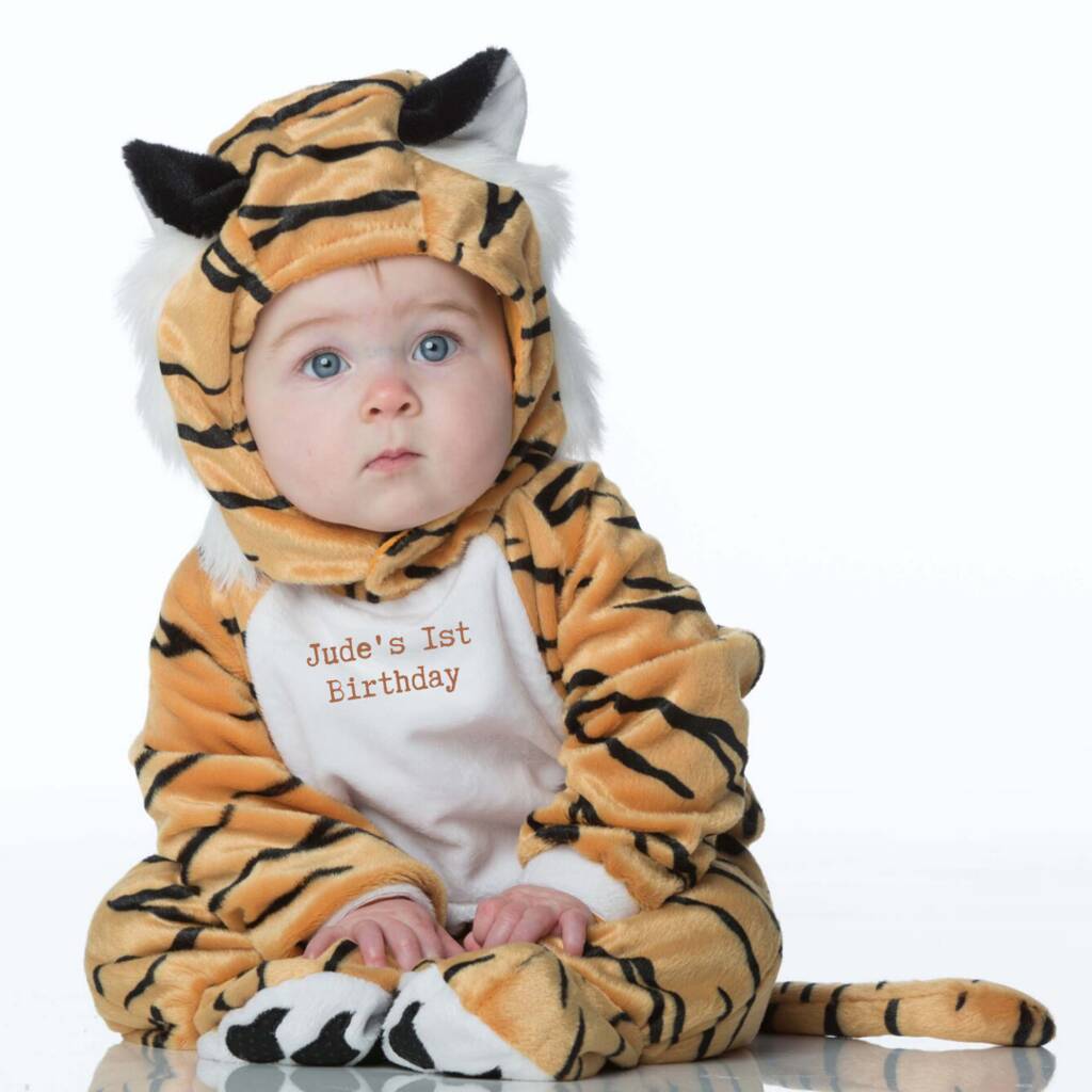 Personalised Baby Tiger Costume  By Time To Dress Up 