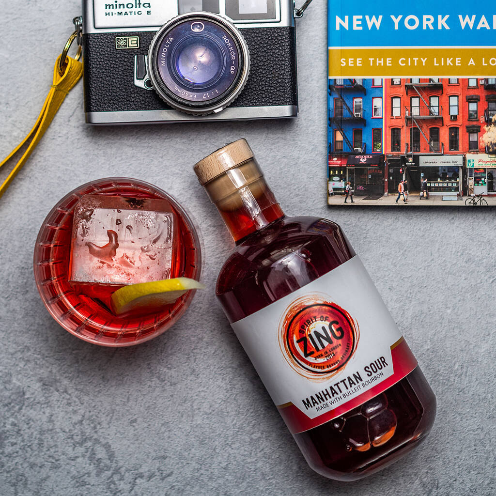 Manhattan Whiskey Sour Cocktail By World Of Zing