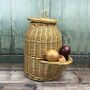 Wicker Potato And Onion Storage Hoppers Set Of Two, thumbnail 5 of 7
