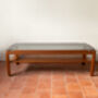 Mid Century Solid Teak Coffee Table By Myer, thumbnail 7 of 12