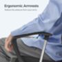 Ergonomic Swivel Desk Chair With Tilt And Height Adjust, thumbnail 9 of 11