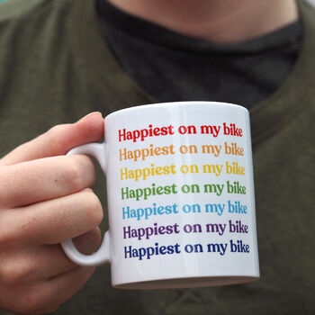 Rainbow Slogan Personalised Mug, 3 of 3