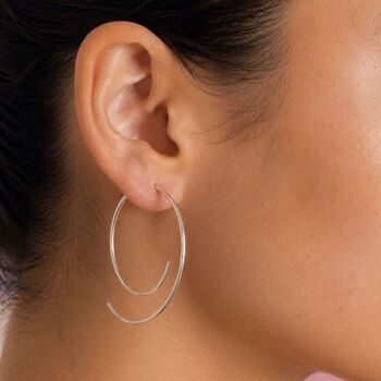 Rose Gold Plated And Sterling Silver Two Tone Ear Jackets, 4 of 5
