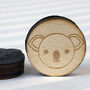 Bear And Koala Kawaii Polymer Stamp Set, thumbnail 3 of 6