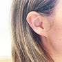 9ct Gold Star Earrings, thumbnail 2 of 8