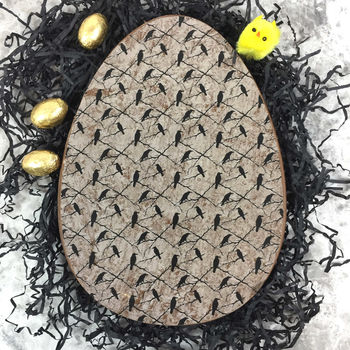 raven egg easter chocolate cocoapod notonthehighstreet chocolates pinch zoom