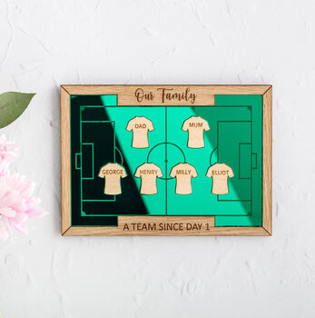 Personalised Family Football Team, 3 of 5