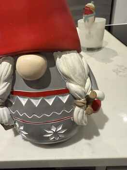 Handcrafted, Ceramic Nordic Skiing Christmas Gonk, 4 of 6