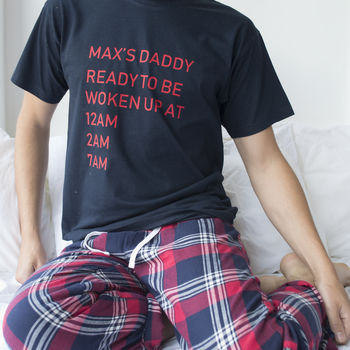 Ready To Be Woken Up At Pyjama T Shirt, 2 of 2