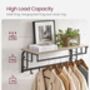 Wall Mounted Coat Rack With Shelf And Five Hooks, thumbnail 8 of 12