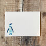 Persoanlised Penguin Notecards, thumbnail 4 of 5
