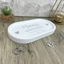 Personalised Script Text And Hearts Trinket Tray, thumbnail 3 of 5