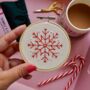 Christmas Snowflake Embroidery Kit, thumbnail 1 of 7