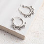Sterling Silver Kenitra Hoops, thumbnail 2 of 4