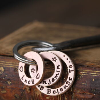 This Nanny Belongs To Personalised Copper Keyring, 3 of 9