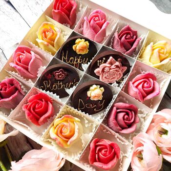 Vegan Chocolate Roses, Artisan Handmade Flowers Gift, 7 of 9