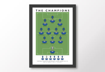 Chelsea Fc Women The Champions 21/22 Poster, 8 of 8