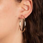 Large 9ct Gold Hoop Earrings, thumbnail 1 of 7