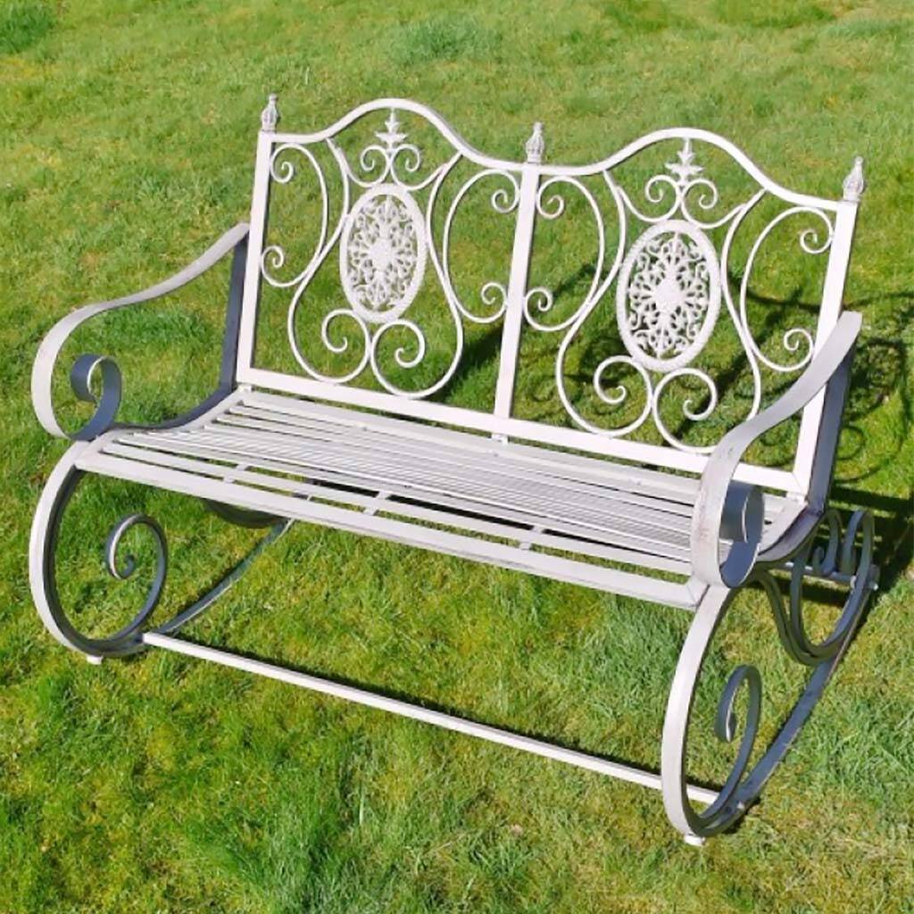 Ornate Vintage Rocking Garden Bench By Dibor | notonthehighstreet.com