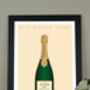 Personalised 'A Vintage Year' Birthday Champagne Print, thumbnail 2 of 12