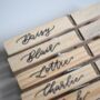 Personalised Wooden Wedding Favour Place Names X 10, thumbnail 6 of 6